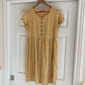 Pyne & Smith (sunflower check) Medium